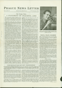 Prague news letter, volume 7, number 23