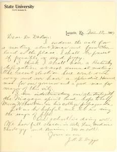 Thumbnail of Letter from J. R. L. Diggs to W. E. B. Du Bois 